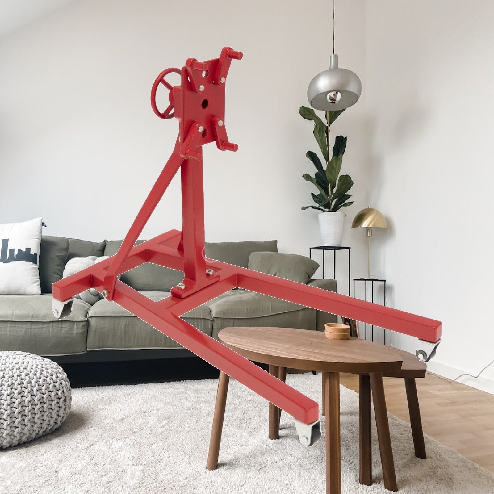 Engine Hoist Crane - Żuraw silnikowy, metalowy model żurawia z