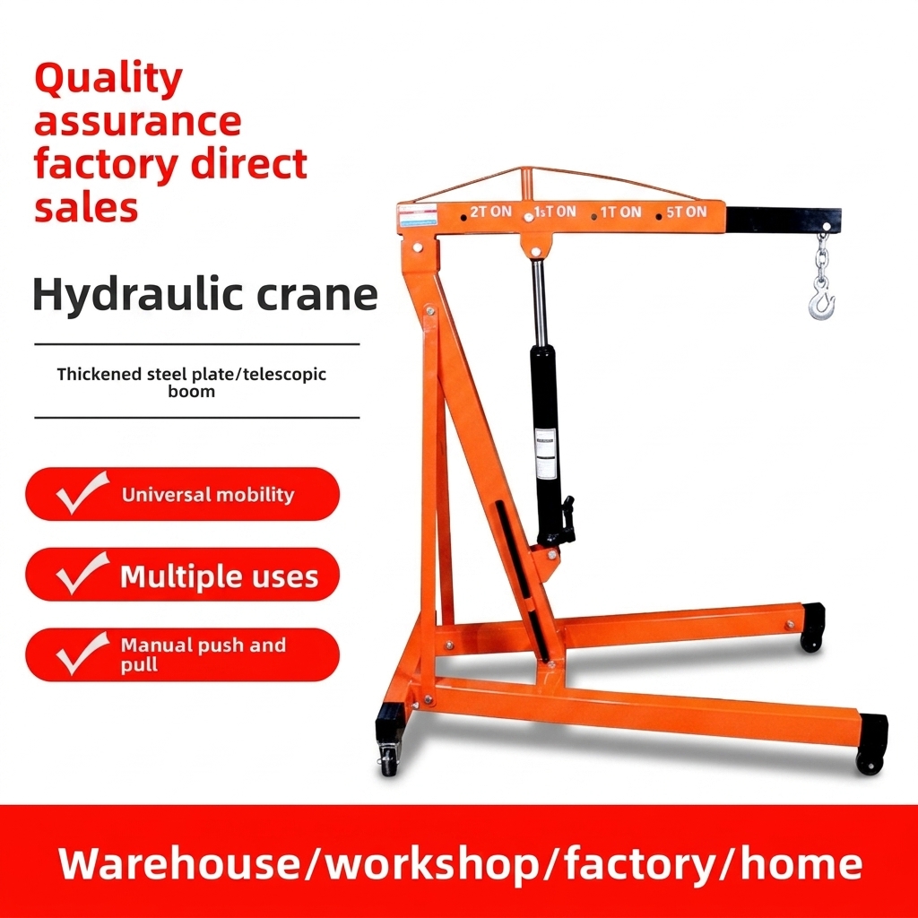 Engine Hoist Crane - Przenośny składany ręczny hydrauliczny podnośnik do