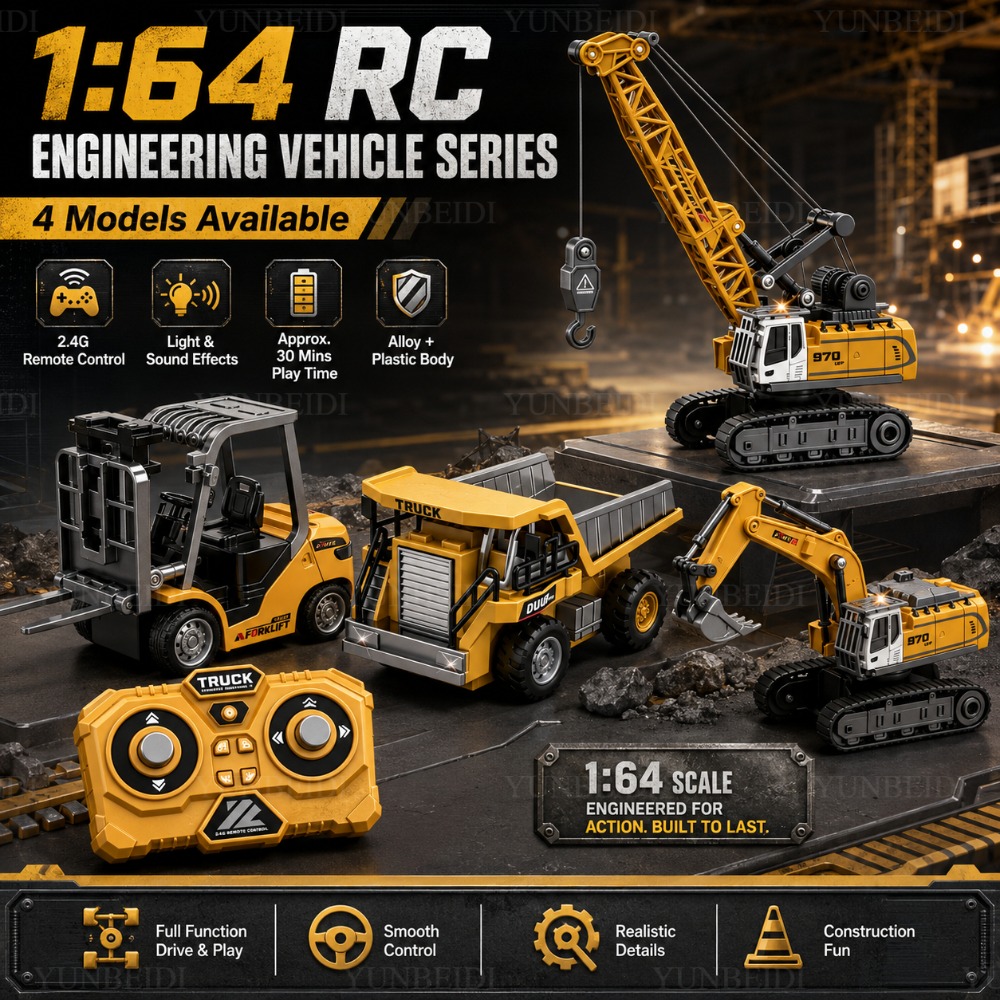 Engine Hoist Crane - Zdalnie sterowany mini samochód ze stopu