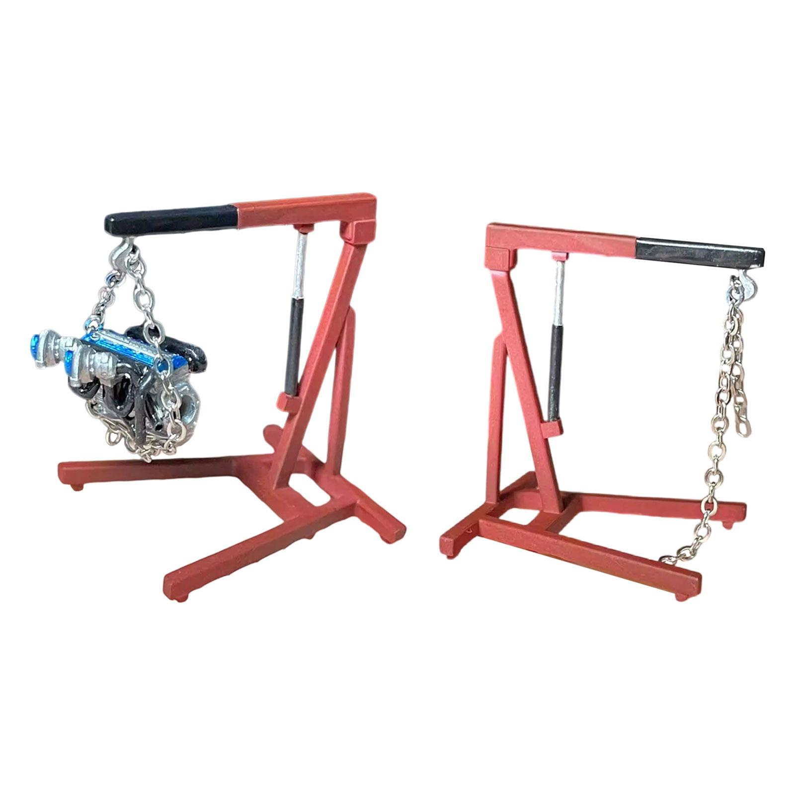Engine Hoist Crane - Model silnika samochodowego do dioramy w
