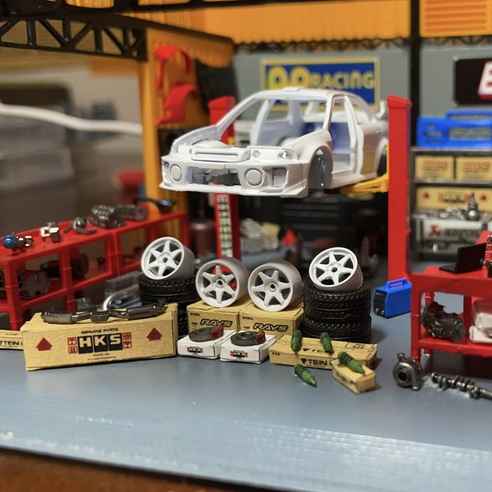 Diorama 1:64 Model Zacisku Ham – Auto Repair Shop Japan recenzja i cena