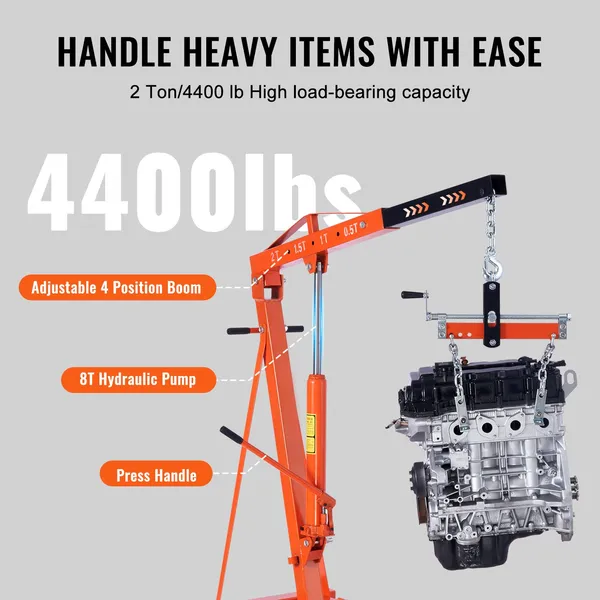 Podnośnik hydrauliczny do siln – Engine Hoist Crane recenzja i cena