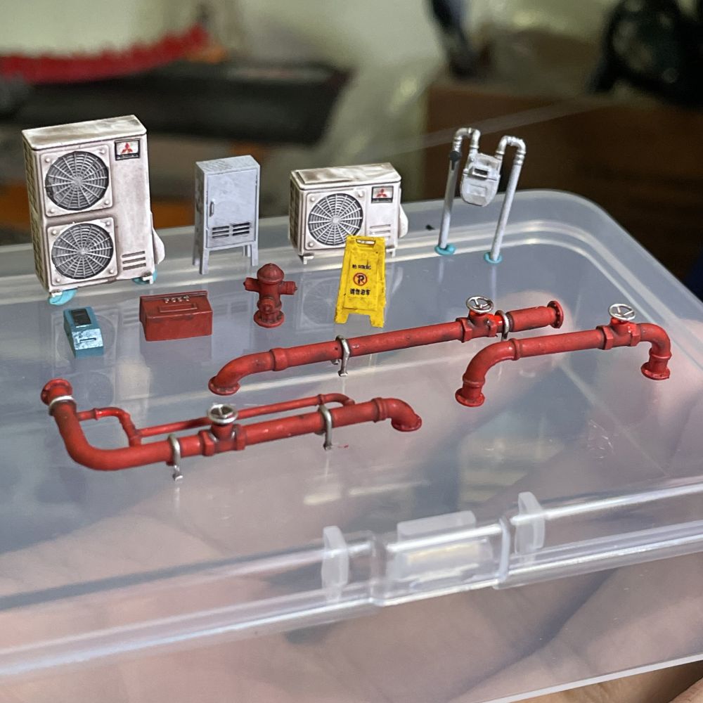 Diorama 1:64 Model Klimatyzacj – Auto Repair Shop Japan recenzja i cena
