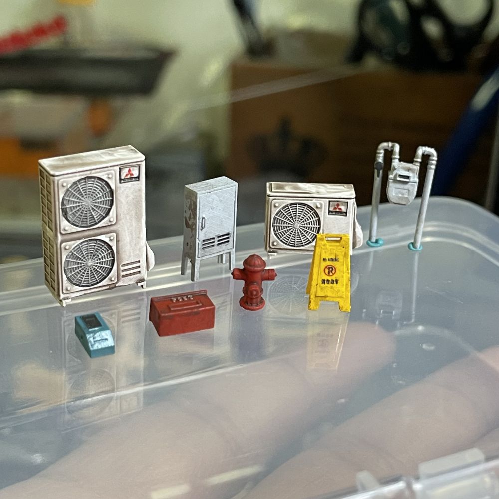 Diorama 1:64 Model Klimatyzacj – Auto Repair Shop Japan recenzja i cena