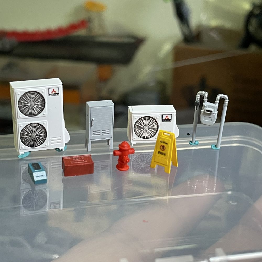 Diorama 1:64 Model Klimatyzacj – Auto Repair Shop Japan recenzja i cena