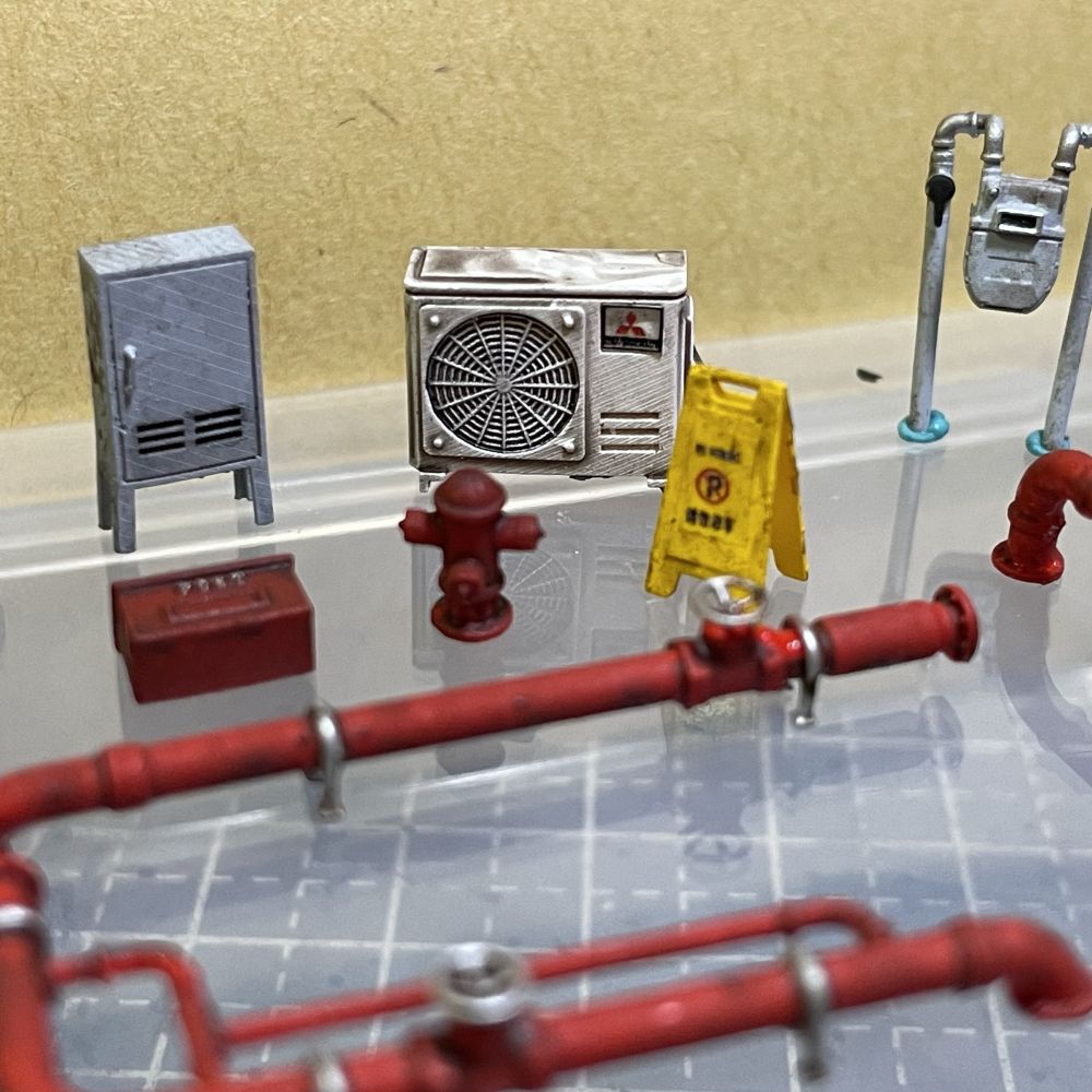 Diorama 1:64 Model Klimatyzacj – Auto Repair Shop Japan recenzja i cena